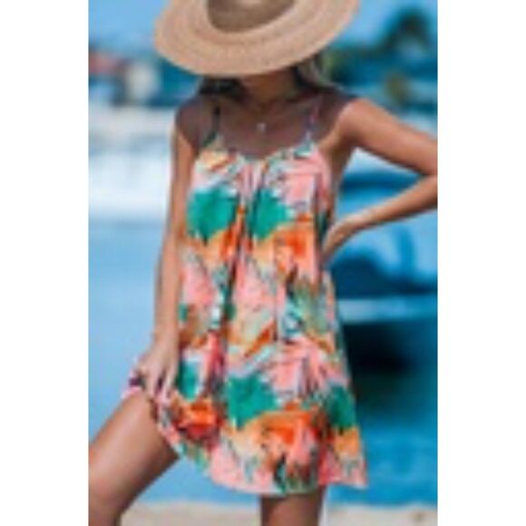 Tropical Mini Dress, Large CUPSHE - Picture 1 of 2